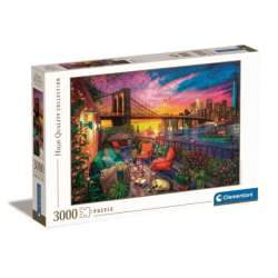 Clementoni Puzzle 3000el Manhattan Balcony Sunset 33552 (33552 CLEMENTONI) - 1