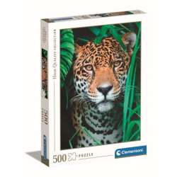 Puzzle 500 elementów High Quality, Jaguar w dżungli (GXP-812588) - 1