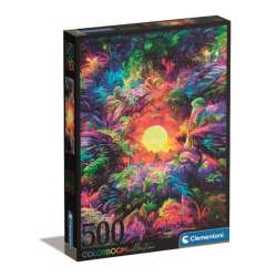 Clementoni Puzzle 500el Colorboom Psychodeliczny wschód słońca w dżungli 35518 (35518 CLEMENTONI) - 1