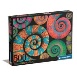 Clementoni Puzzle 500el Colorboom Curly Tails Kręcone ogony 35519 (35519 CLEMENTONI) - 1