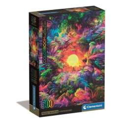 Puzzle 500 elementów Compact Psychedelic Jungle Sunrise (GXP-918383) - 1