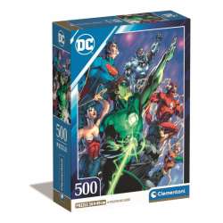 Puzzle 500 elementów Compact DC Comics Liga Sprawiedliwych (Justice League) (GXP-910326) - 1