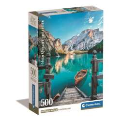 Clementoni Puzzle 500el Compact Braies Lake 35538 (35538 CLEMENTONI) - 1