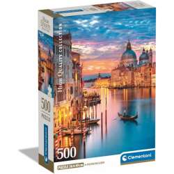 Puzzle 500 elementów Compact Oświetlona Wenecja (GXP-915301) - 1