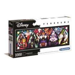 Clementoni Puzzle 1000el panorama Disney Złoczyńcy 39516 (39516 CLEMENTONI) - 1