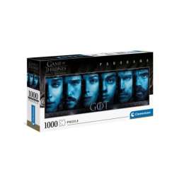 Clementoni Puzzle 1000el panorama Gra o tron. Game of Thrones NETFLIX 39590 (39590 CLEMENTONI) - 1