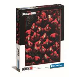 Clementoni Puzzle 1000el Dom z papieru. La casa de papel 39654 p.6 (39654 CLEMENTONI) - 1