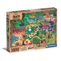 Puzzle 1000 elementów Story Maps Alicja w Krainie Czarów (GXP-812570) - 1