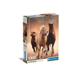 Puzzle 1000 elementów Compact Biegnące konie (GXP-865633) - 1