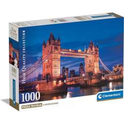 Puzzle 1000 elementów Compact Tower Bridge w nocy (GXP-866829) - 1