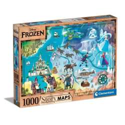 Puzzle 1000 elementów Compact Disney Maps Frozen (GXP-866837) - 1