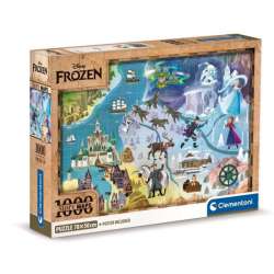 Puzzle 1000 elementów Compact Disney Maps Frozen (GXP-866837) - 1