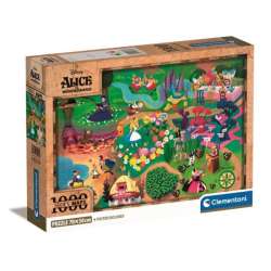 Clementoni Puzzle 1000el Compact Disney Maps Alicja w Krainie Czarów 39785 p6 (39785 CLEMENTONI)