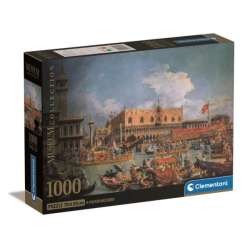 Clementoni Puzzle 1000el Compact Museum Antonio Canaletto: Pałac Dożów w Wenecji 39792 p6 (39792 CLEMENTONI) - 1