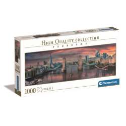 PROMO Clementoni Puzzle 1000el Panorama Po drugiej stronie Tamizy. Across the River Thames 39837 (39837 CLEMENTONI)