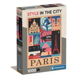 Clementoni Puzzle 1000el Compact Style in the city. Paris Paryż 39843 (39843 CLEMENTONI) - 1