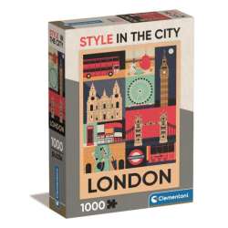 Clementoni Puzzle 1000el Compact Style in the city. Londyn 39844 (39844 CLEMENTONI) - 1
