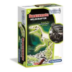 PROMO Clementoni Skamieniałości Welociraptor fluorescencyjny 50639 (50639 CLEMENTONI)
