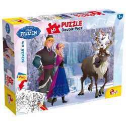 Puzzle dwustronne 60el. Frozen -do kolorowania (304-49295) - 1