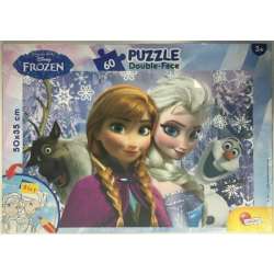 Puzzle dwustronne 60 el. Frozen -do kolorowania (304-52080) - 1