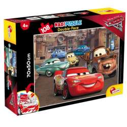 Puzzle dwustronne Maxi 108 elementów Cars 3. Auta 3 63963 LISCIANI (304-63963) - 1