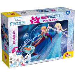 Puzzle dwustronne Maxi 35 elementów Frozen. Kraina Lodu 66711 LISCIANI (304-66711) - 1