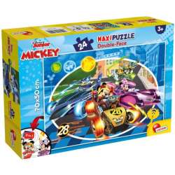 Puzzle dwustronne Maxi 24 elementy Myszka Mickey 74099 LISCIANI (304-74099) - 1