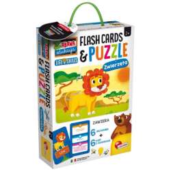 Zabawa i edukacja Puzzle Dziecięce i Flashcards - Zwierzęta 72675 (304-PL72675) - 1