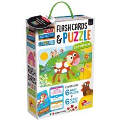Zabawa i edukacja Puzzle Dziecięce i Flashcards - Farma 72699 (304-PL72699) - 1
