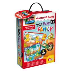 Montessori Baby Gra edukacyjna Rodziny zwierząt pudełko 3D 92727 LISCIANI p6 (304-92727)