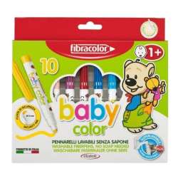 Mazaki Babycolor od 1 roku 10 kolorów FIBRACOLOR