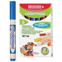 Mazaki Color Maxi 6 kolorów FIBRACOLOR - 1