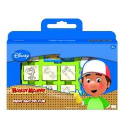 PIECZĄTKI W WALIZ. HANDY MANNY -7 PIECZ, 3 FLAMAS, ZMYWA (043-7863) - 2