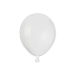 Balony pastelowe białe 13cm 100szt - 1