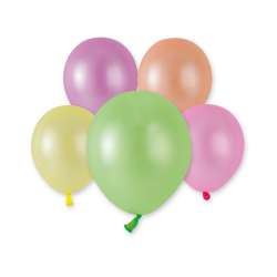 Balony pastelowe fluorescencyjne 12,5cm 100szt - 1