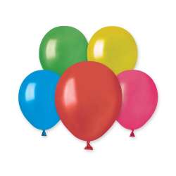 Balony metaliczne MIX 13cm 100szt - 1