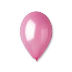 Balony metaliczne różowe 33cm 50szt - 1