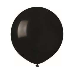 Balony pastelowe czarne 48cm 50szt - 1