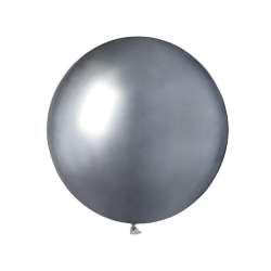 Balony chromowane Srebrne 48cm 25szt - 1