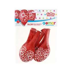 Balony premium serduszka 30cm 5szt (GS110/P086)