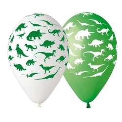 Balony premium Dinozaury 30cm 5szt (GS110/P154) - 1