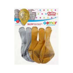 Balony Premium Happy New Year 6szt - 1