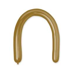 Balony rurki włoskie shiny złote 50szt