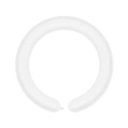 Balony rurki włoskie transparentne 100szt