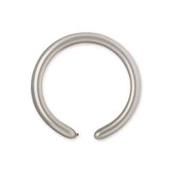 Balony Rurki włoskie srebrne 100szt - 1