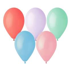 Balony G110 pastel 12' - mix Macaron/ 100 szt. GoDan (G110/MC)