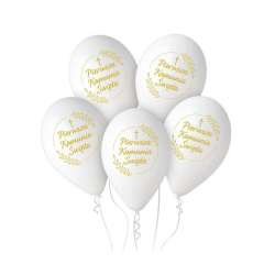 Balony Premium Pierwsza Komunia Św. (kłosy) 12" 25 szt (GS110/PKK/25) - 1