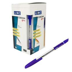 Długopis Corona niebieski (50szt) LINC - 1