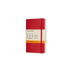 Notes Classic 9x14 linia - czerwony MOLESKINE - 1