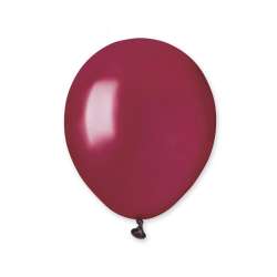 Balony pastelowe ciemnoczerwone 12,5cm 100szt - 1